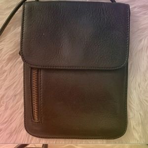 Nine West cross body bag brown leather